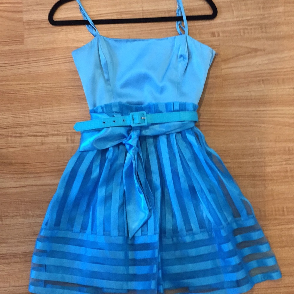 Betsey Johnson Blue Party Dress